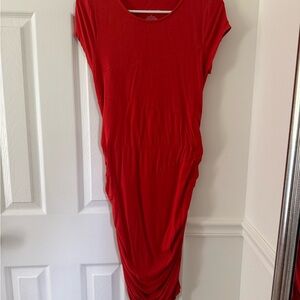Liz Lange Maternity Elegant Red Dress - Size Sm
